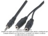 Cable Audio Stereo plug 3.5 mm a jack dual 3.5 mm, 1.8m